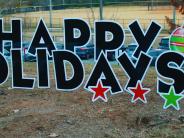 Join the fun in the holiday yard decorating contest