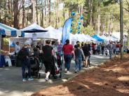 Thousands visited over 100 arts and crafts booths at the Festival.