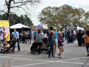 Visitors to the Cherry Blossom Festival had a wide array of food options ranging from barbecue to Greek sandwiches.