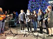 The Weber School singers at Light Up Brookhaven