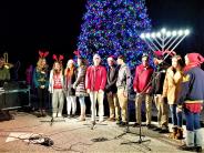 Marist singers perform at Light Up Brookhaven