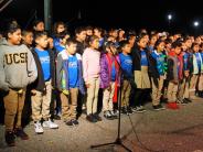 Woodward Academy perform Christmas carols at Light Up Brookhaven
