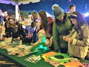 Arts and crafts were popular with kids at Light Up Brookhaven