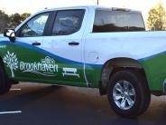 A new City of Brookhaven Parks maintenance truck.