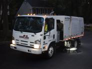 Street sweepers clean up after Hurricane Irma