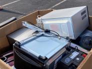 Approximately 24,000 pounds of electronics were safely recycled.