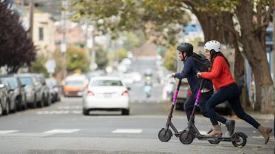 Dockless scooters