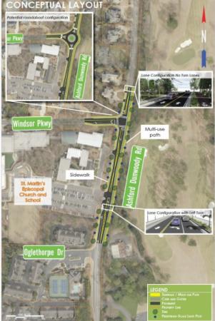 First federally-funded project in the Ashford Dunwoody Corridor Study