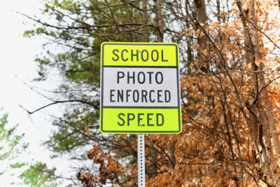 School Speed - Photo Enforced sign